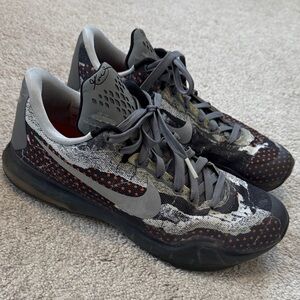 Nike Kobe 10 Basketball Shoes 'Pain' grey Sz11